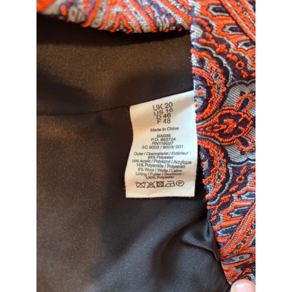 BODEN Limited Edition Cap Sleeve Heavy Brocade Top - Picture 9 of 9